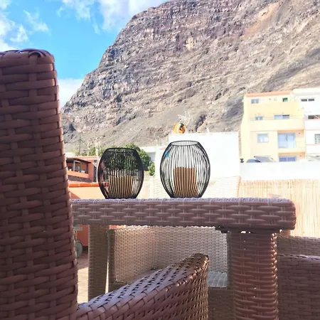 Grosse Dachwohnung Mit Blick Auf Apartamento Valle Gran Rey